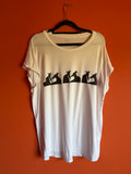 Hound Dog Relaxed Fit T-Shirt Size UK14