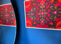 Boras Mid Century Fabric in Frame