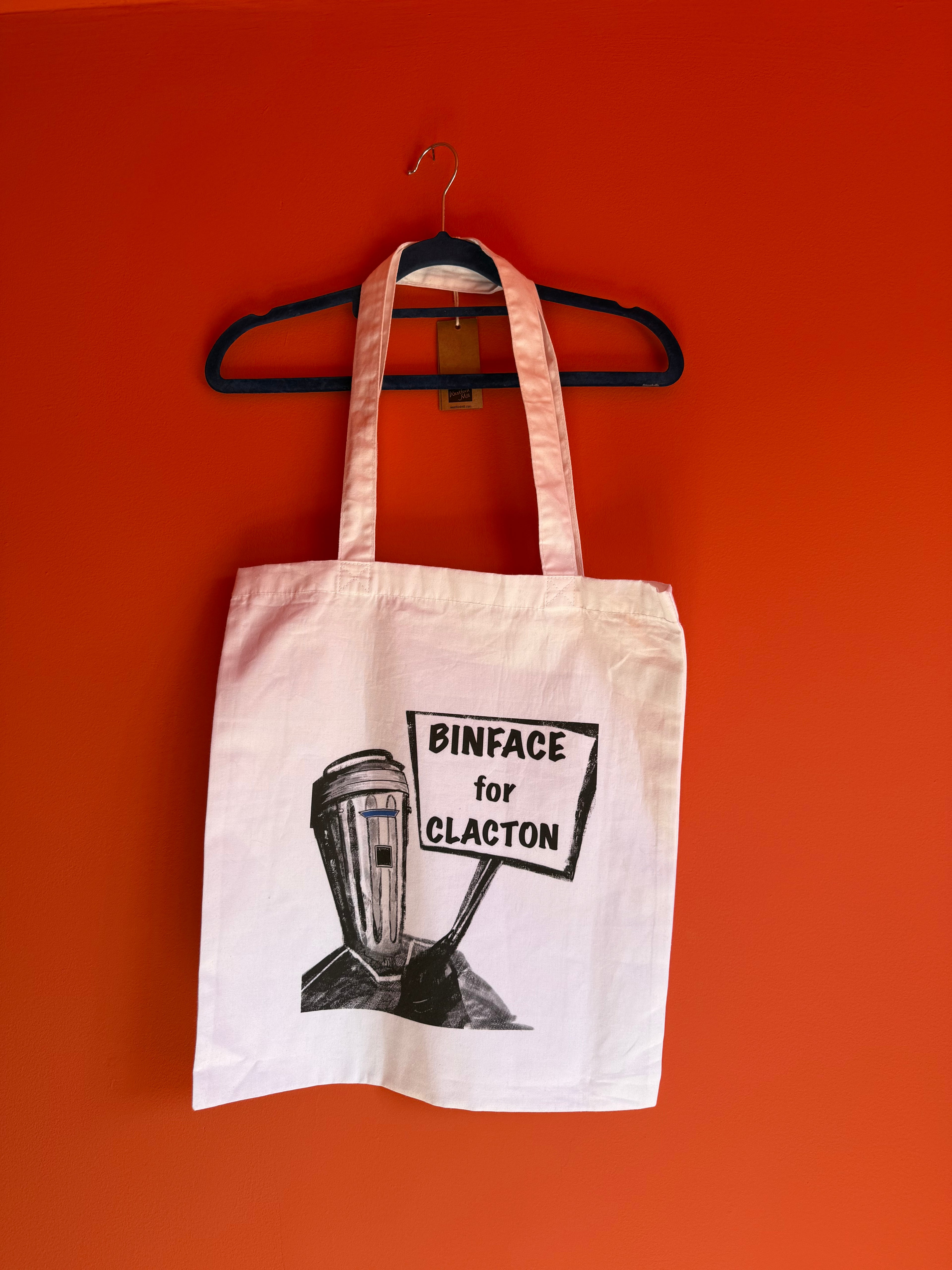 Binface for Clacton Bag 100% Organic New