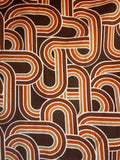 St Michael Wide Large Curtain Circa Seventies