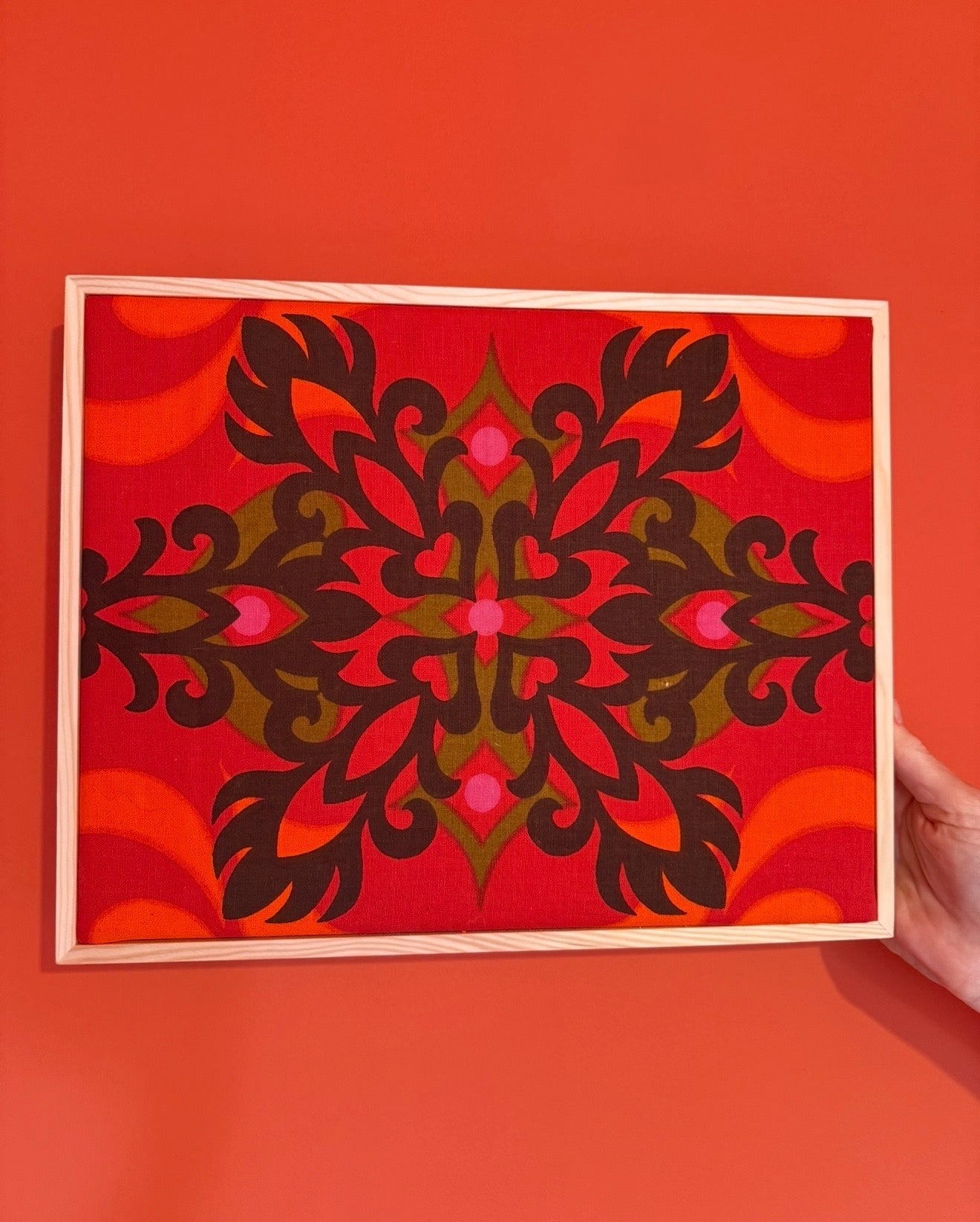 Boras Mid Century Fabric in Frame