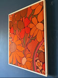 Mid Century Framed Fabric