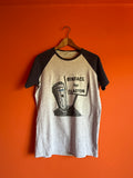 Baseball T-Shirt Grey/Navy Preloved