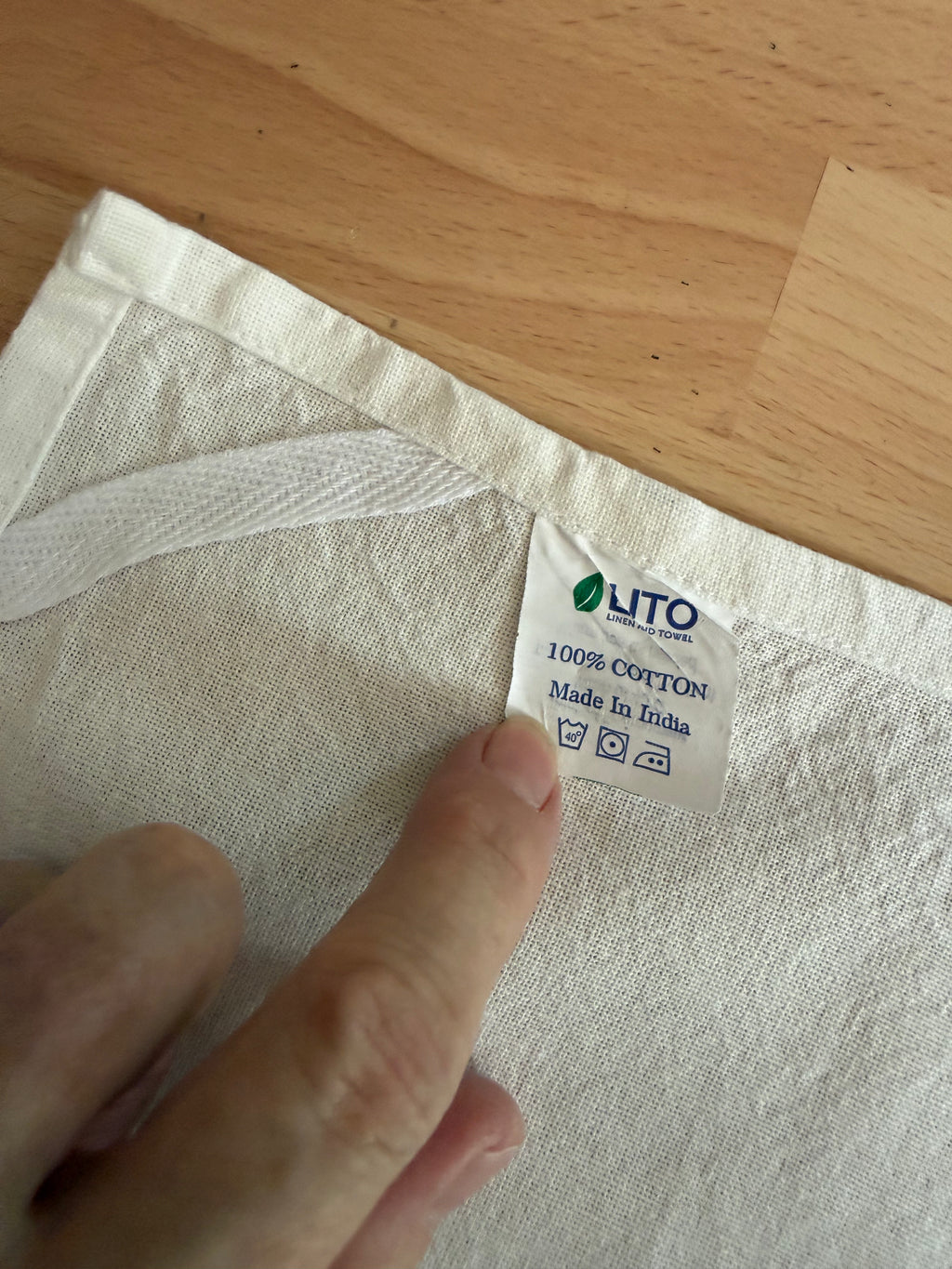 Binface for Clacton Organic Tea Towel